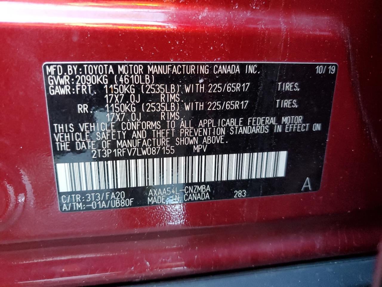 2020 Toyota RAV 4 - Image 13