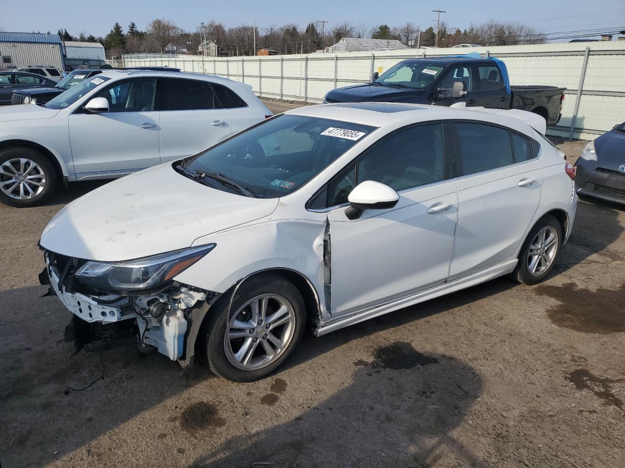 2017 Chevrolet Cruze Lt en Venta en Pennsburg, PA - Rear End