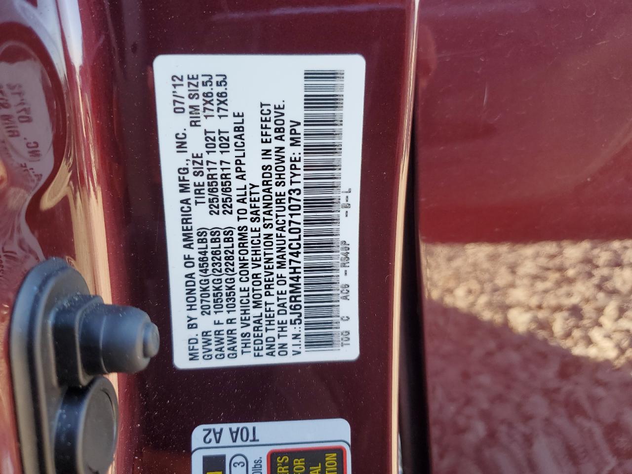 2012 Honda CR-V - Image 12
