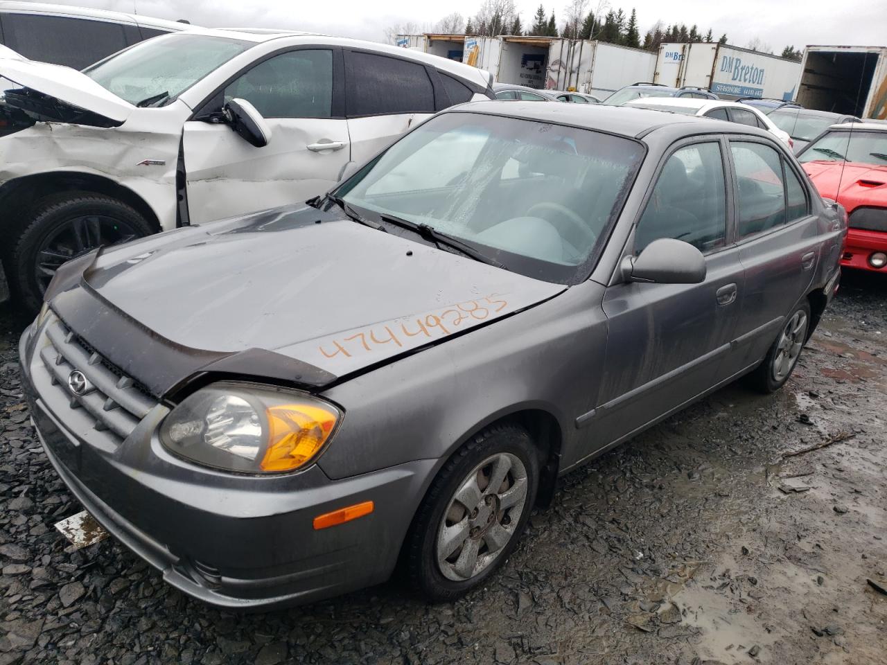 2005 Hyundai Accent Gl for Sale in Montreal-est, QC - Side