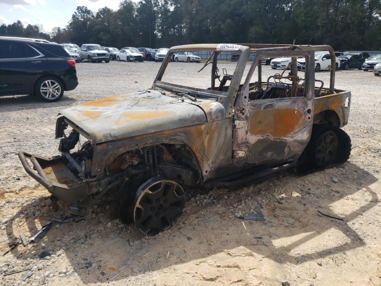 2013 Jeep Wrangler Sport за продажба в Eight Mile, AL - Burn