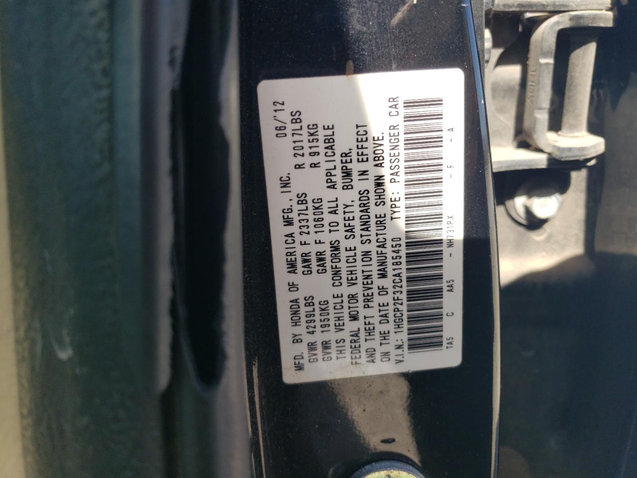 2012 Honda Accord - Image 12