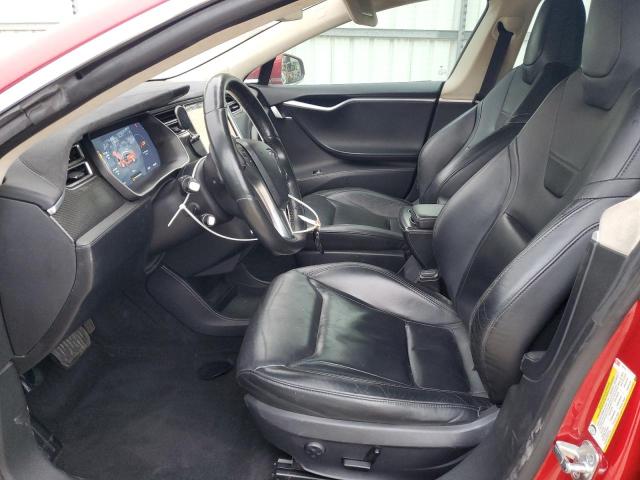  TESLA MODEL S 2015 Red
