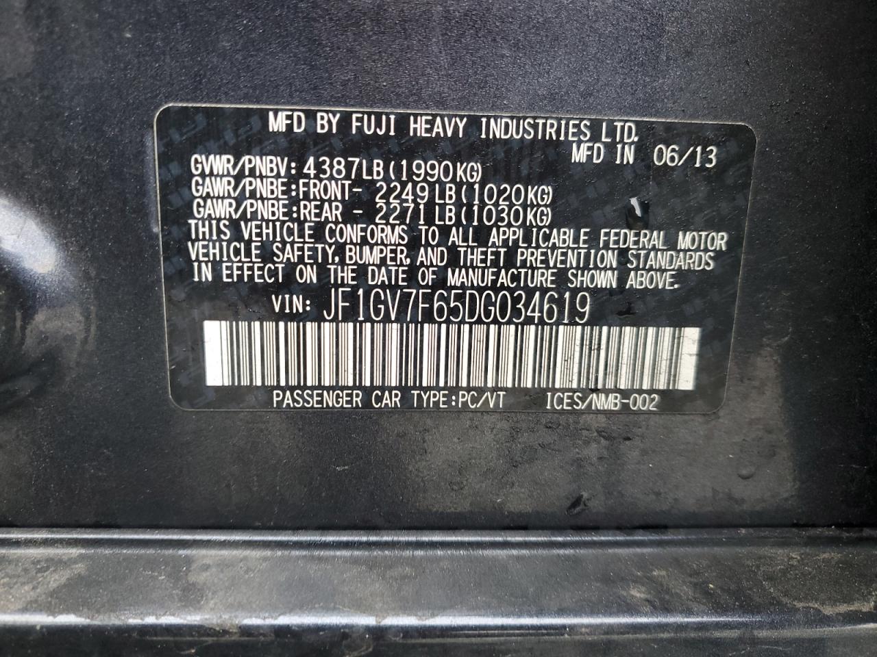 2013 Subaru WRX - Image 12