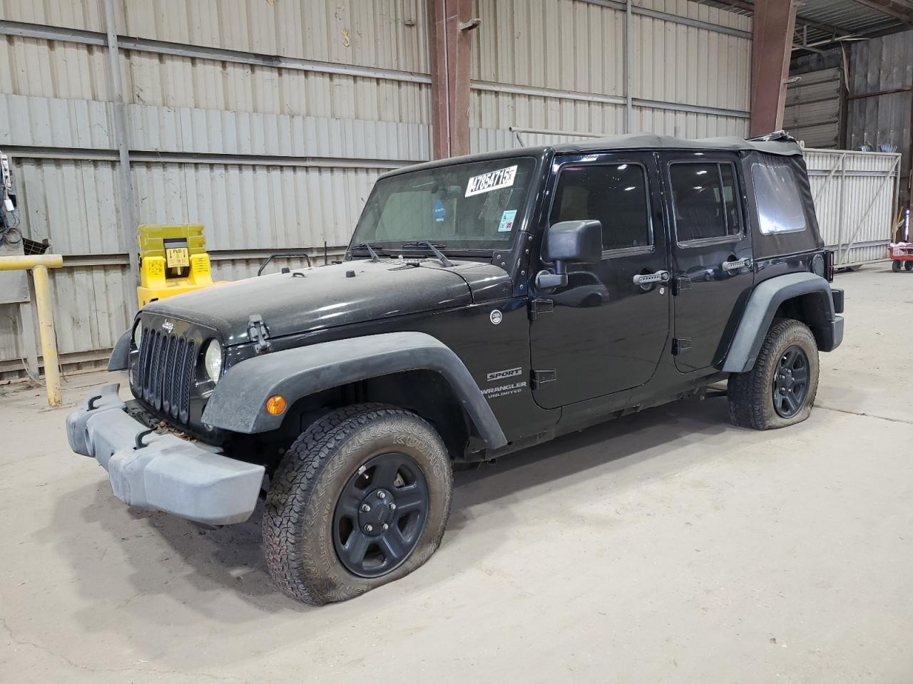 2016 Jeep Wrangler Unlimited Sport იყიდება Greenwell Springs-ში, LA - Vandalism
