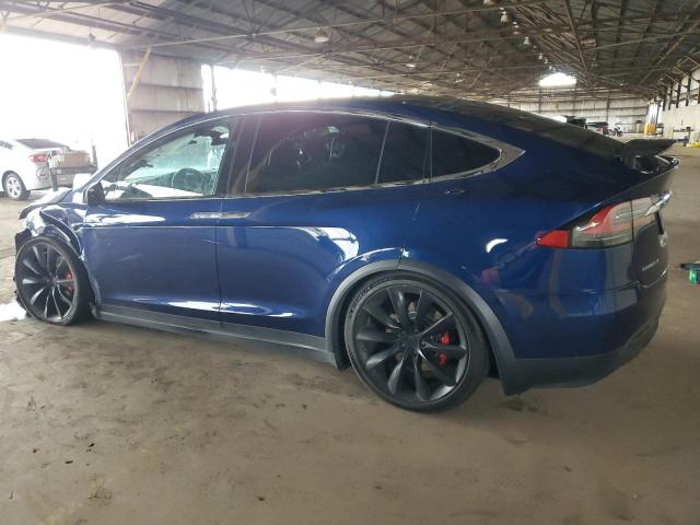  TESLA MODEL X 2017 Синій
