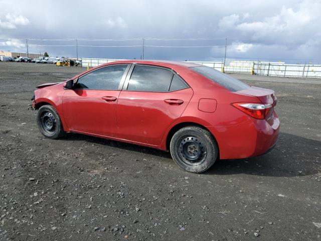  TOYOTA COROLLA 2015 Красный