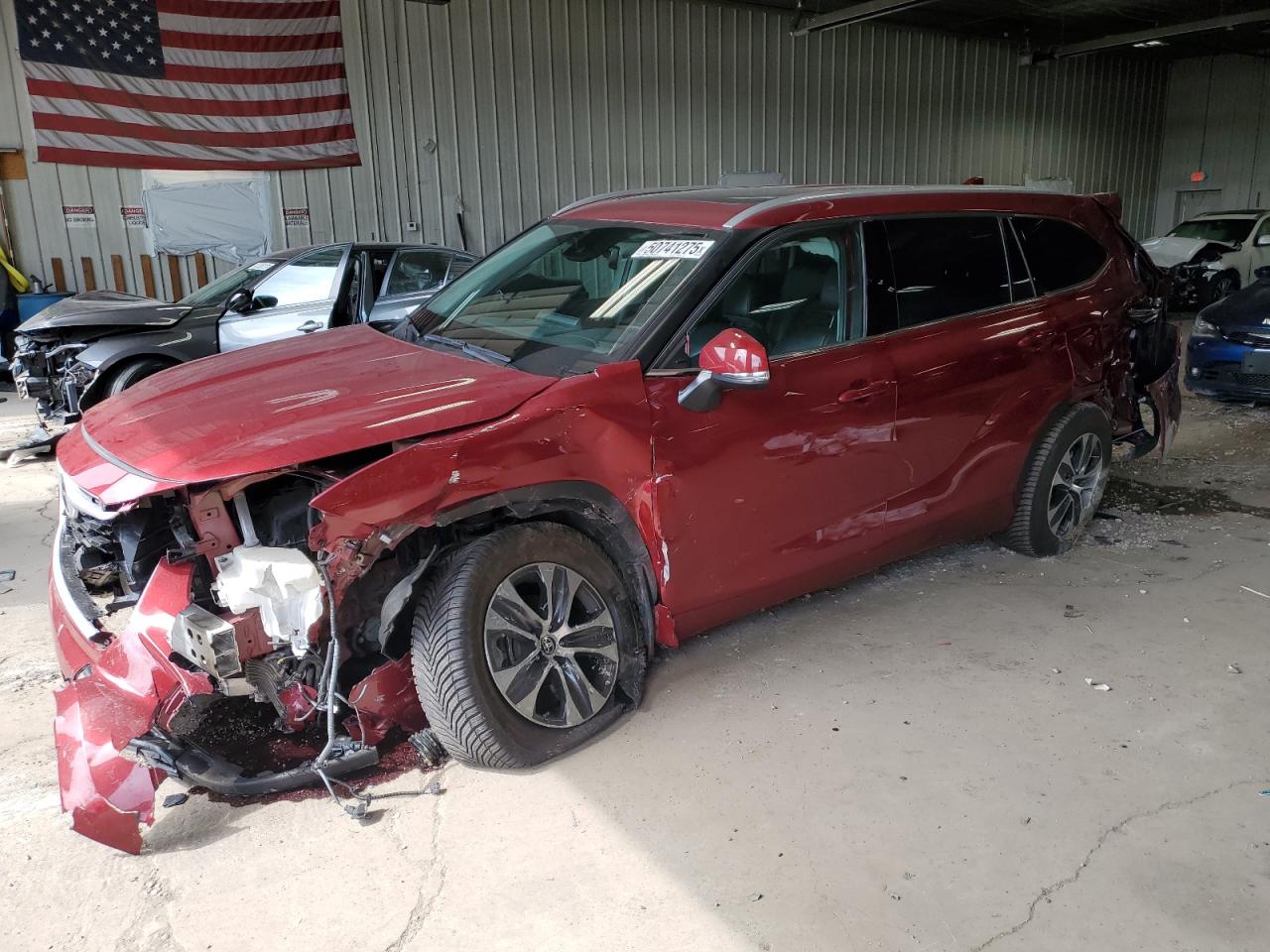 2022 Toyota Highlander Xle de vânzare în Franklin, WI - All Over