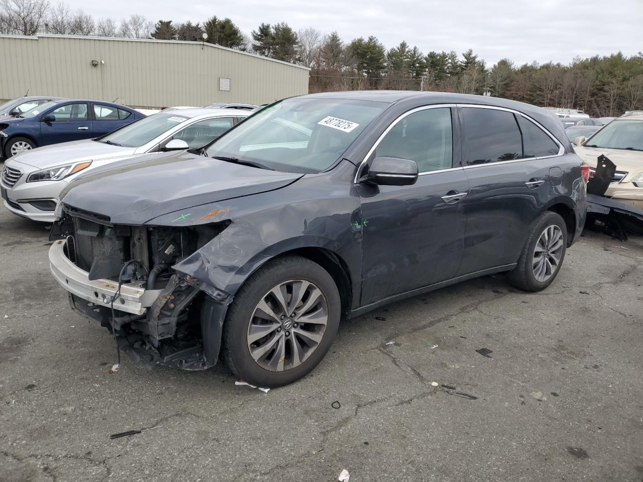 2016 Acura Mdx Technology للبيع في Exeter، RI - Front End