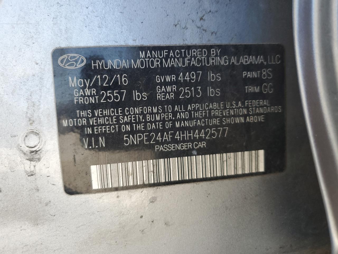 2017 Hyundai Sonata - Image 13
