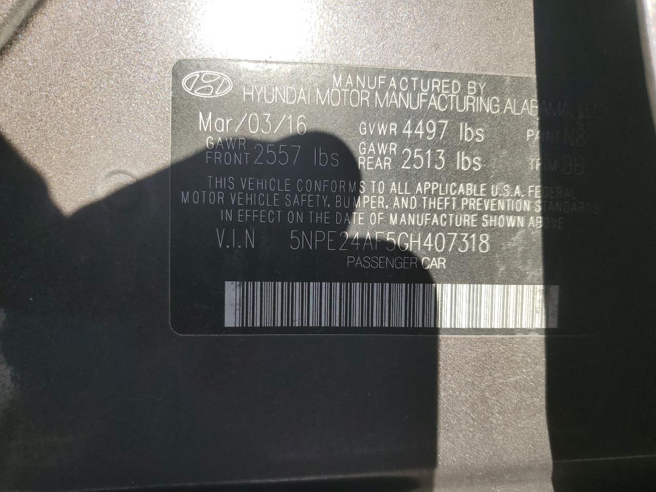 2016 Hyundai Sonata - Image 14
