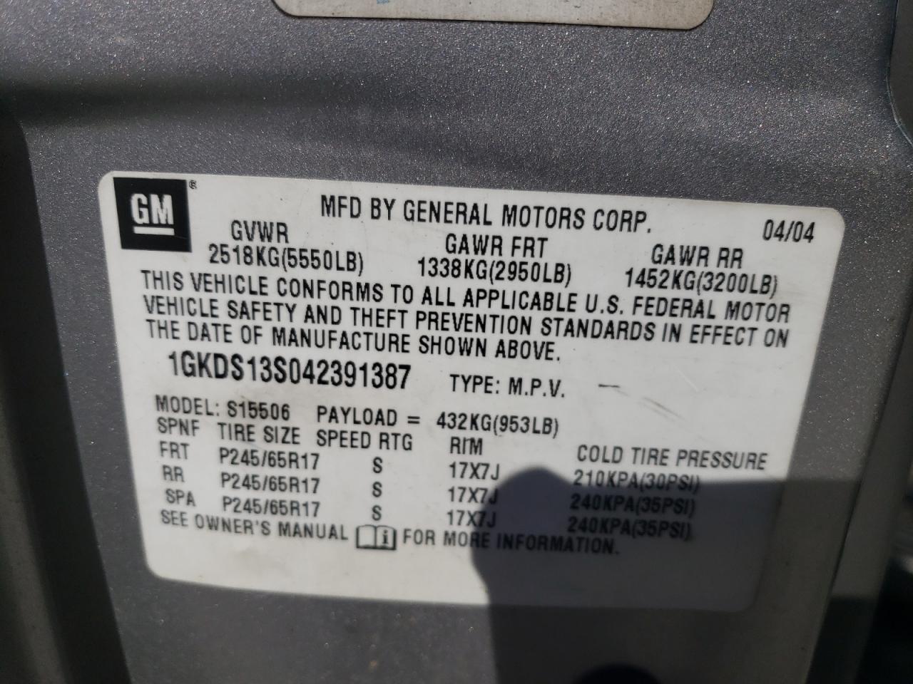 2004 GMC Envoy - Image 13