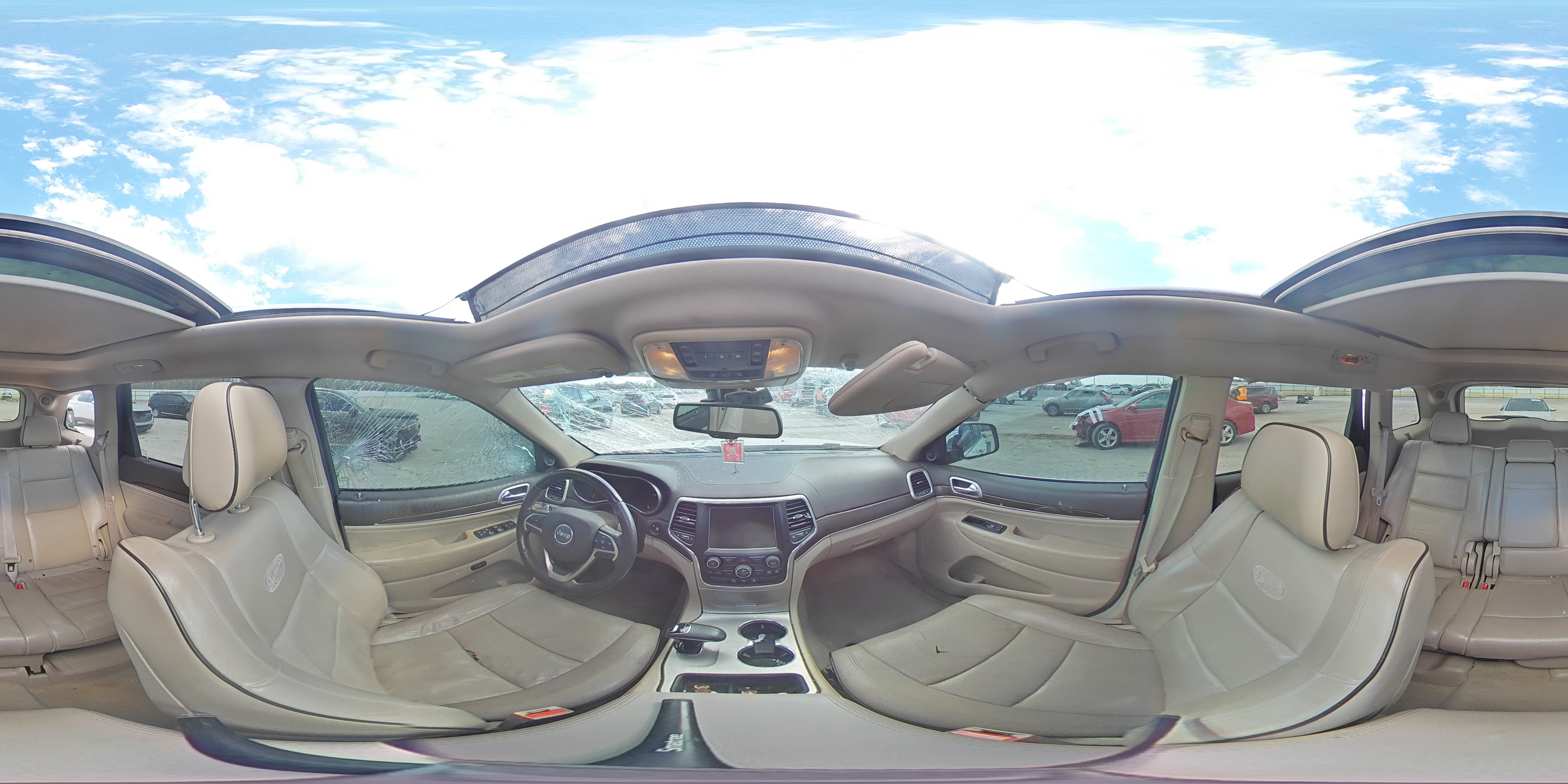 2015 Jeep Grand Cherokee Overland VIN: 1C4RJECG5FC635328 Lot: 50740185