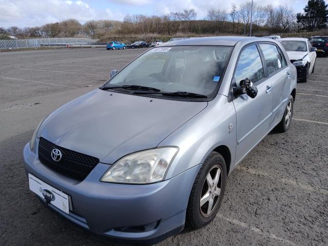 2003 TOYOTA COROLLA T3 for sale at Copart SANDTOFT