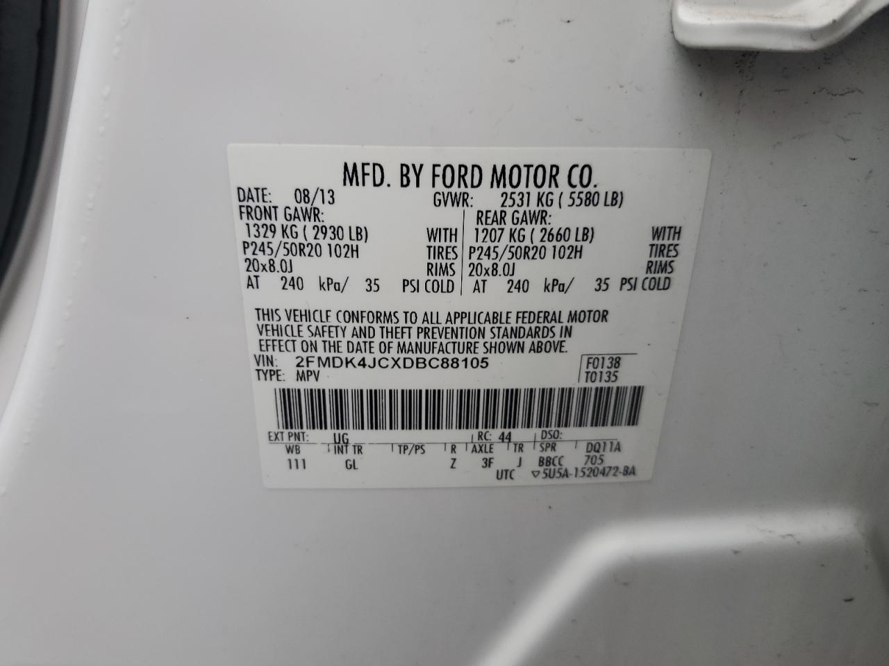 2013 Ford Edge - Image 15