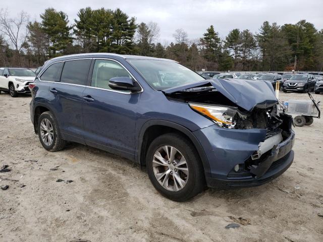  TOYOTA HIGHLANDER 2015 Granatowy