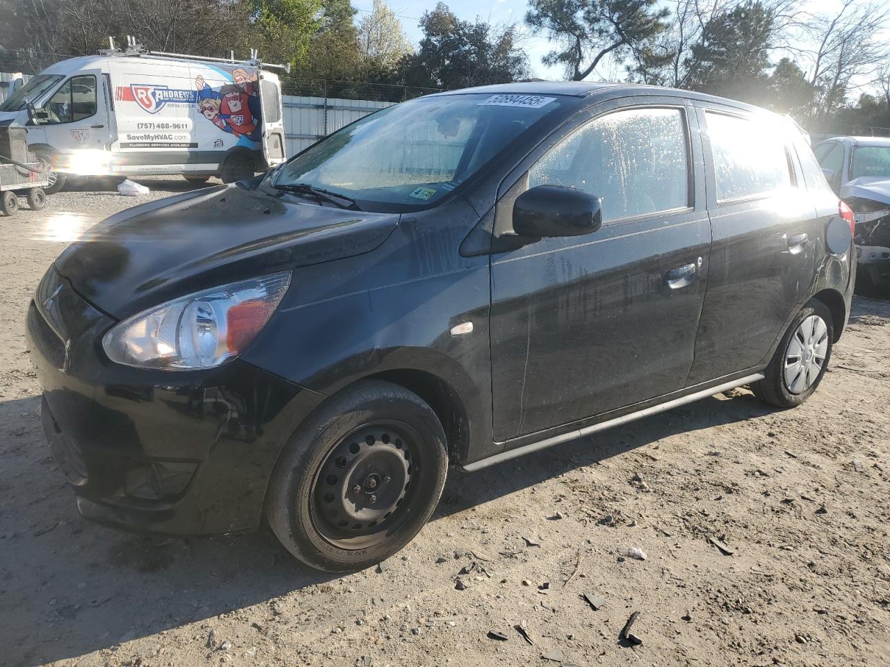 2015 Mitsubishi Mirage De للبيع في Hampton، VA - Rear End