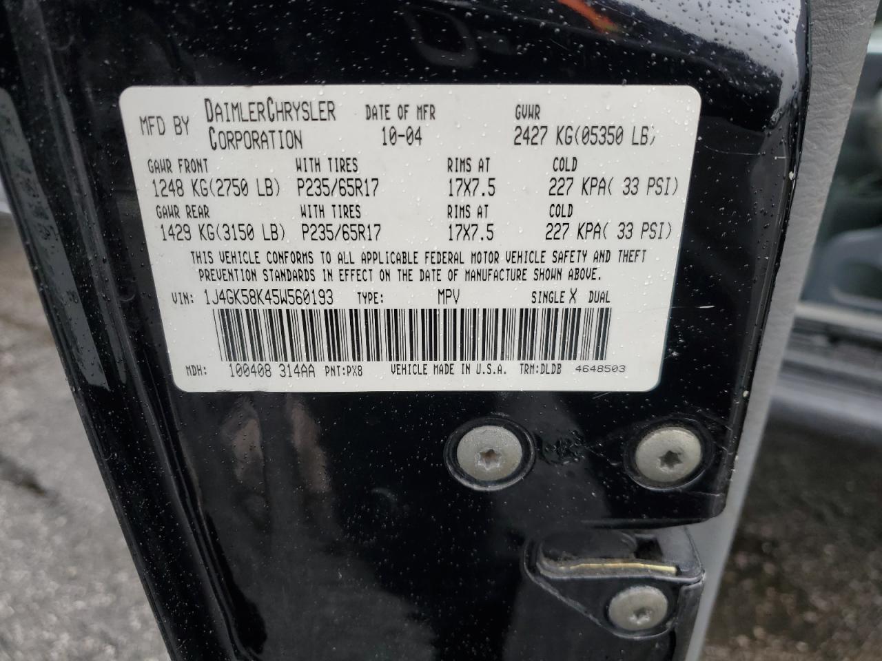 2005 Jeep Liberty (North America) - Image 13