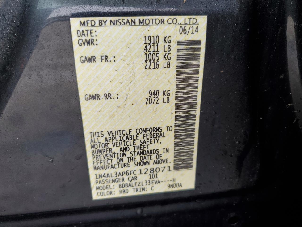 2015 Nissan Altima - Image 13