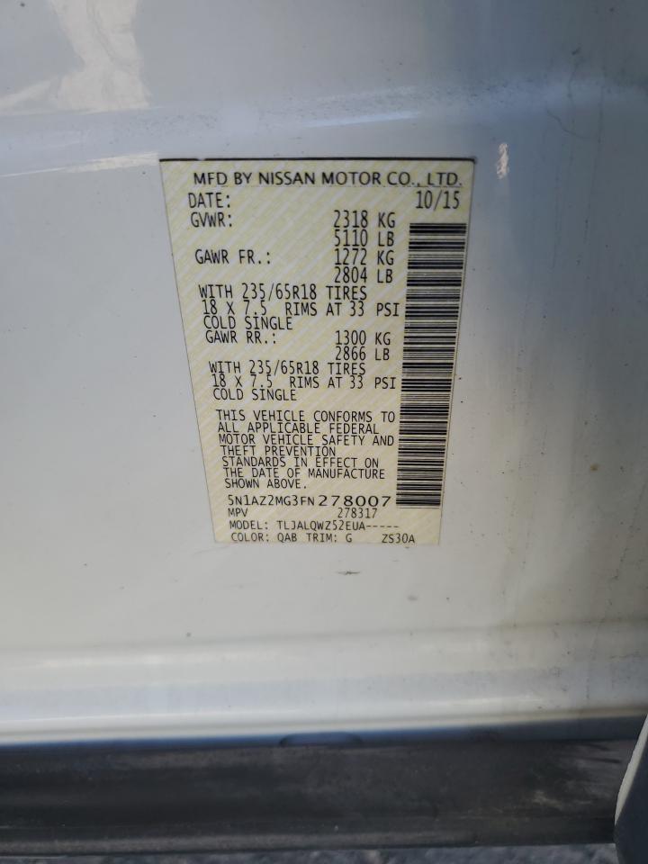 2015 Nissan Murano - Image 13