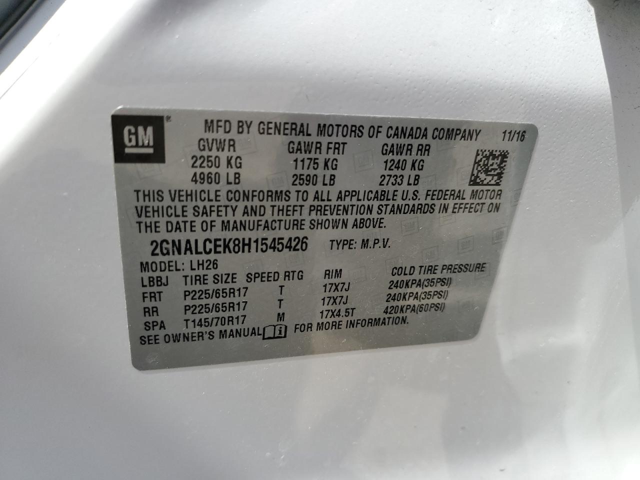 2017 Chevrolet Equinox - Image 14