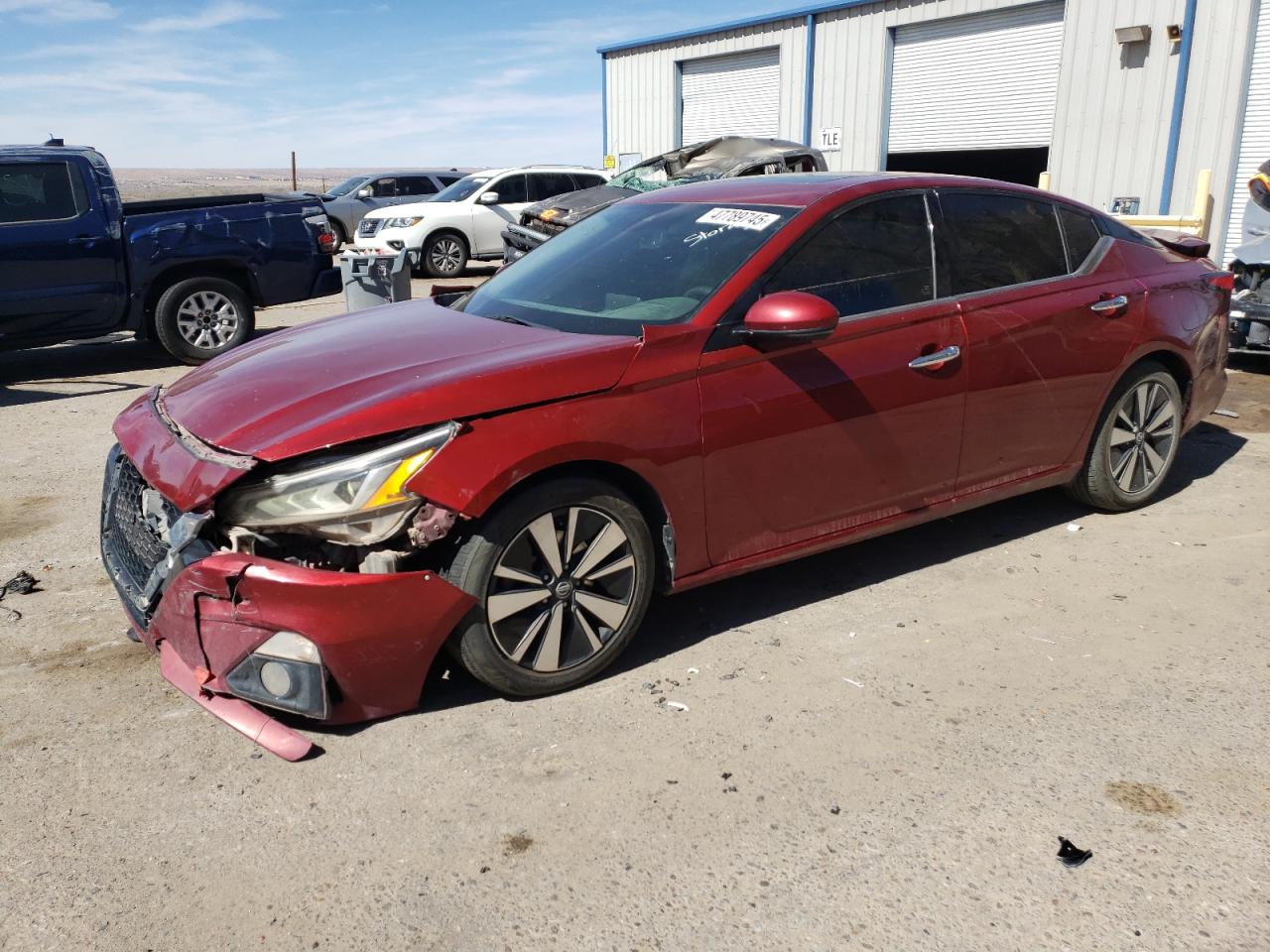 2019 Nissan Altima Sv продається в Albuquerque, NM - Front End