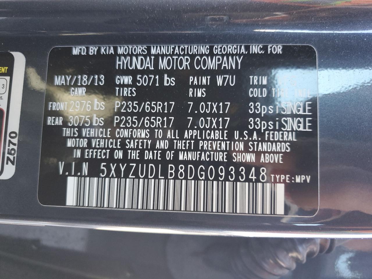 2013 Hyundai Santa Fe - Image 13