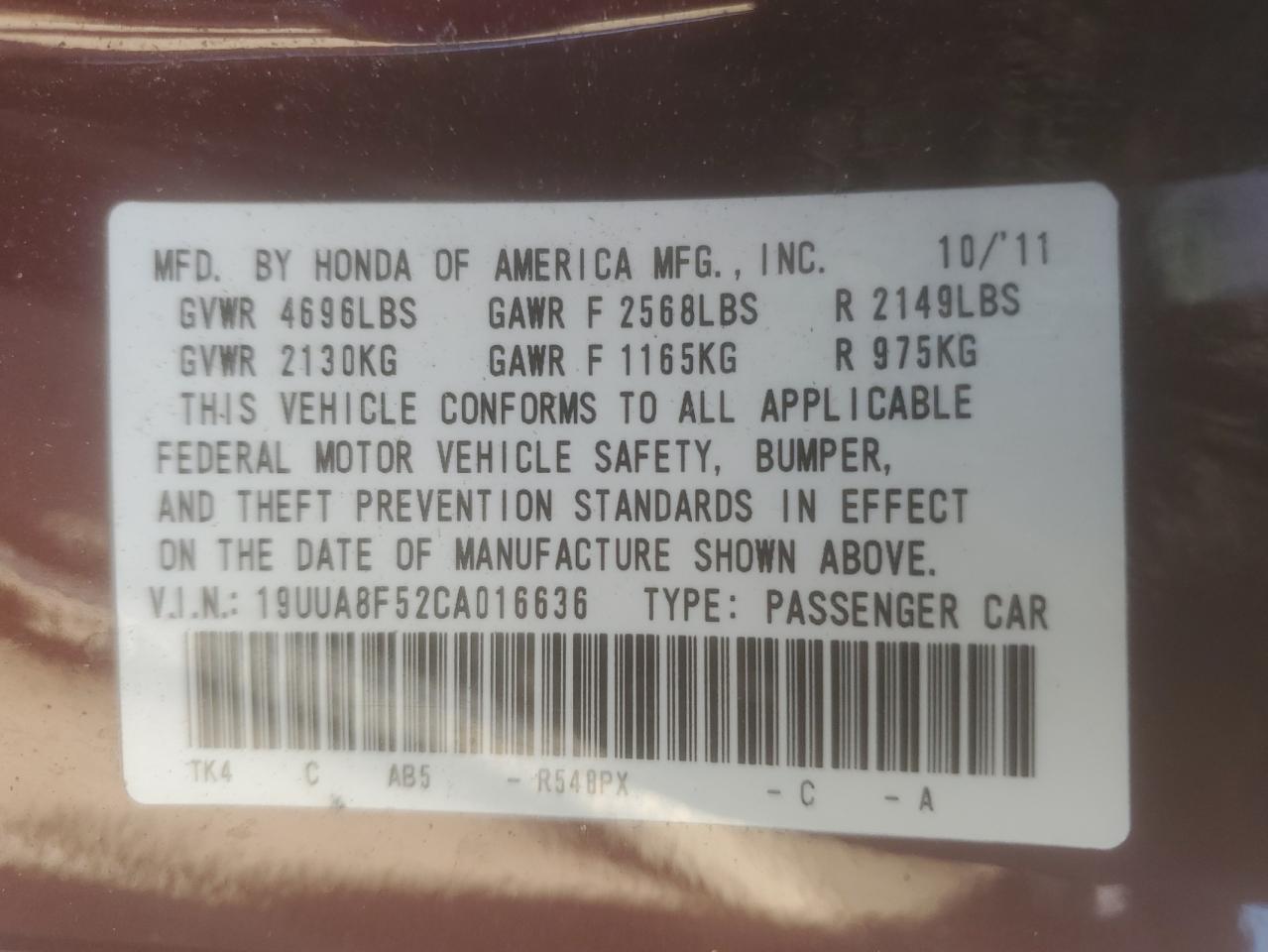 2012 Acura TL - Image 14