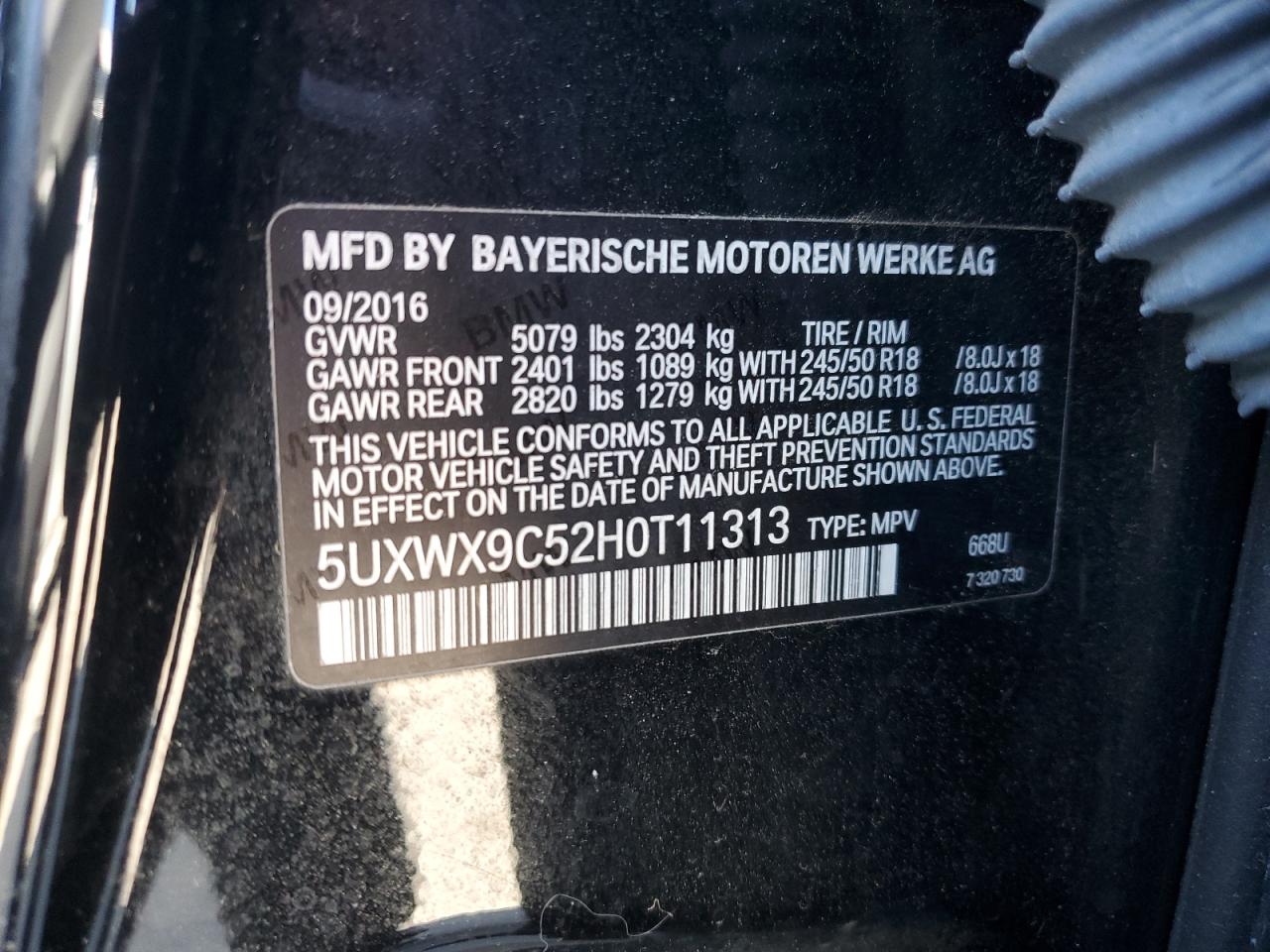 2017 BMW X3 - Image 13
