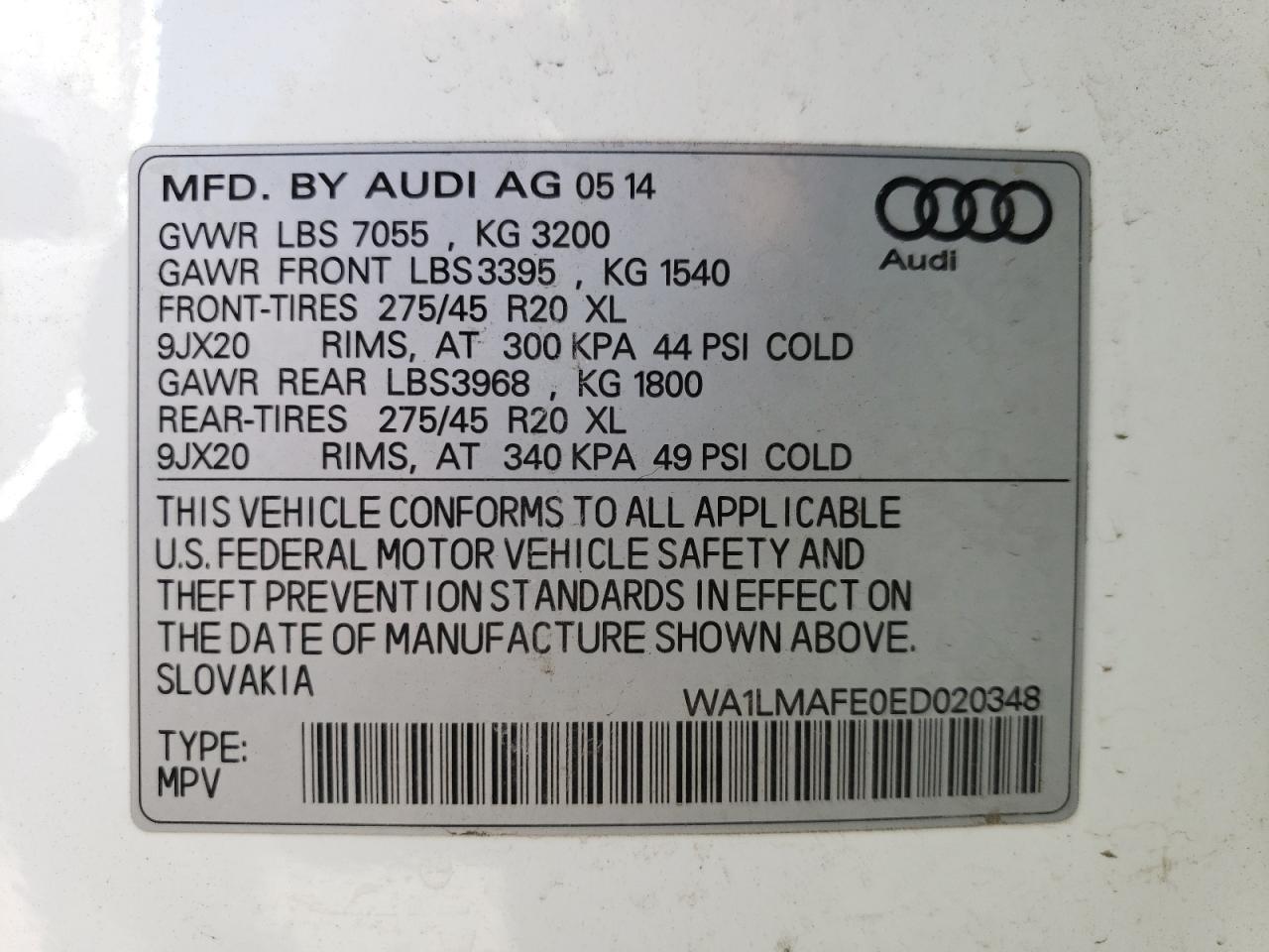 2014 Audi Q7 - Image 14