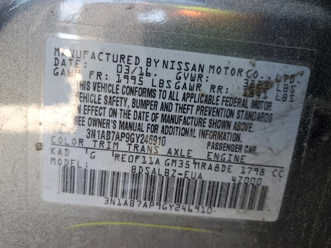 2016 Nissan Sentra - Image 12