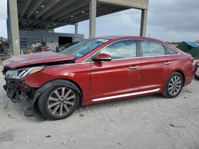  HYUNDAI SONATA 2017 Red