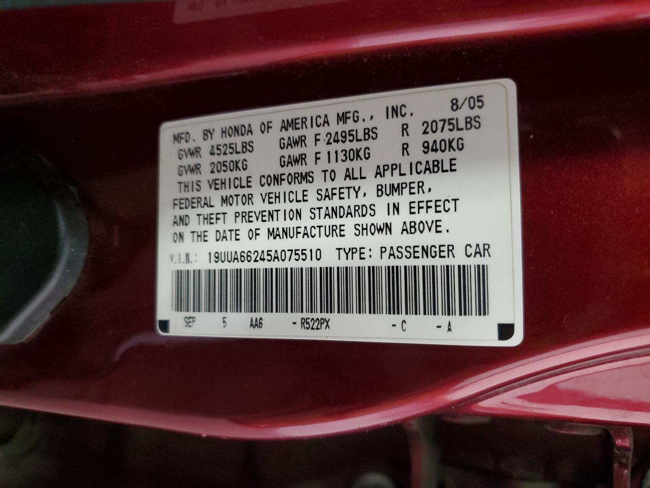 2005 Acura TL - Image 12