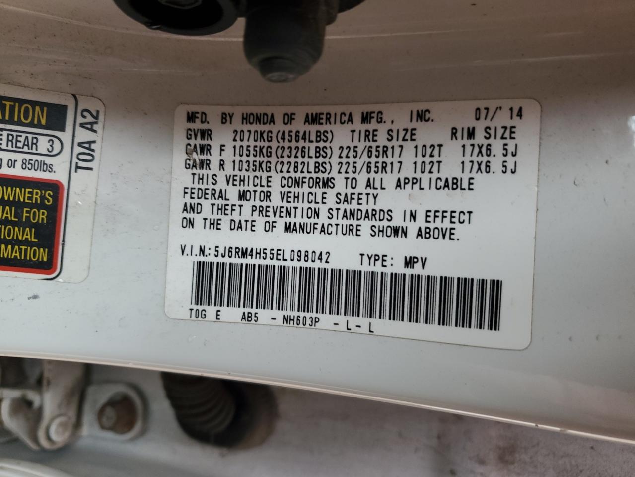 2014 Honda CR-V - Image 15