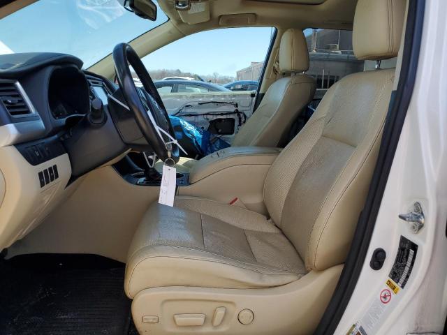  TOYOTA HIGHLANDER 2014 Biały