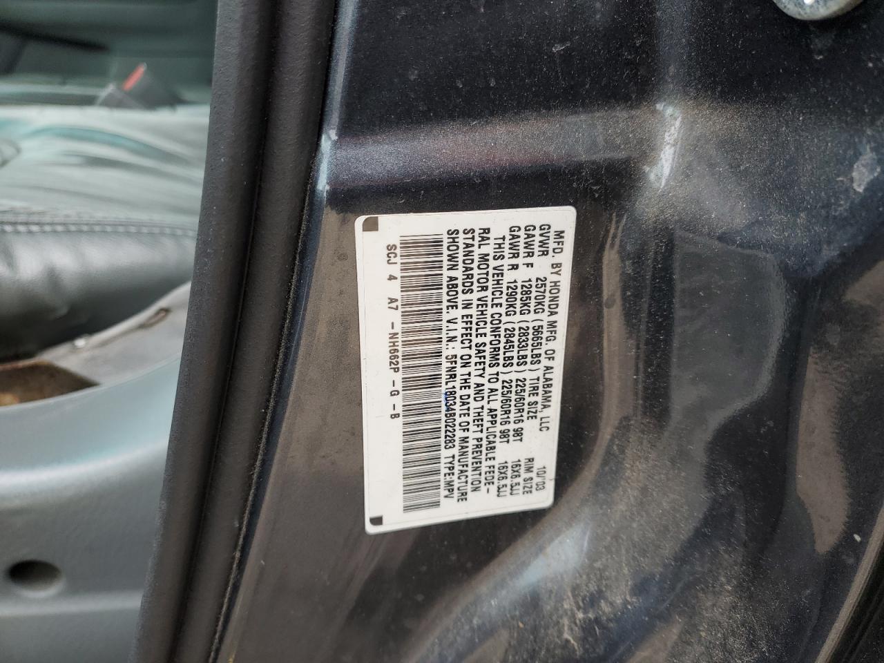 2004 Honda Odyssey - Image 13