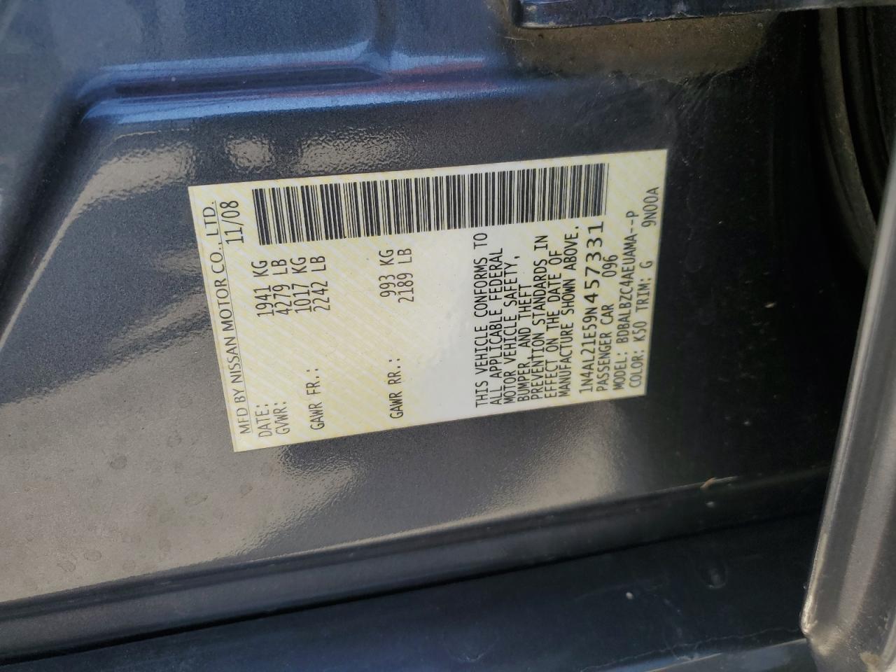 2009 Nissan Altima - Image 14