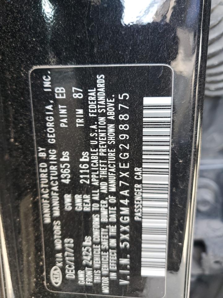 2014 Kia Optima Lx VIN: 0LDL0T88449385 Lot: 48472295