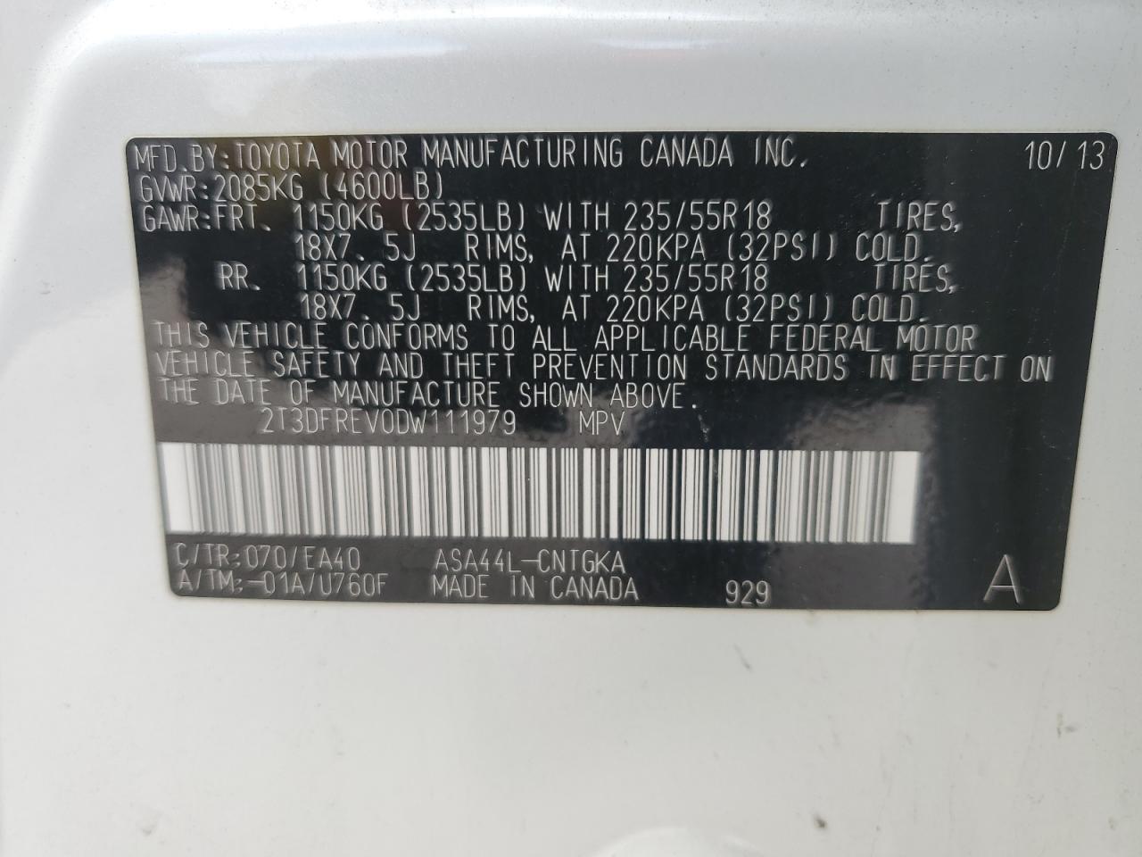 2013 Toyota RAV 4 - Image 15