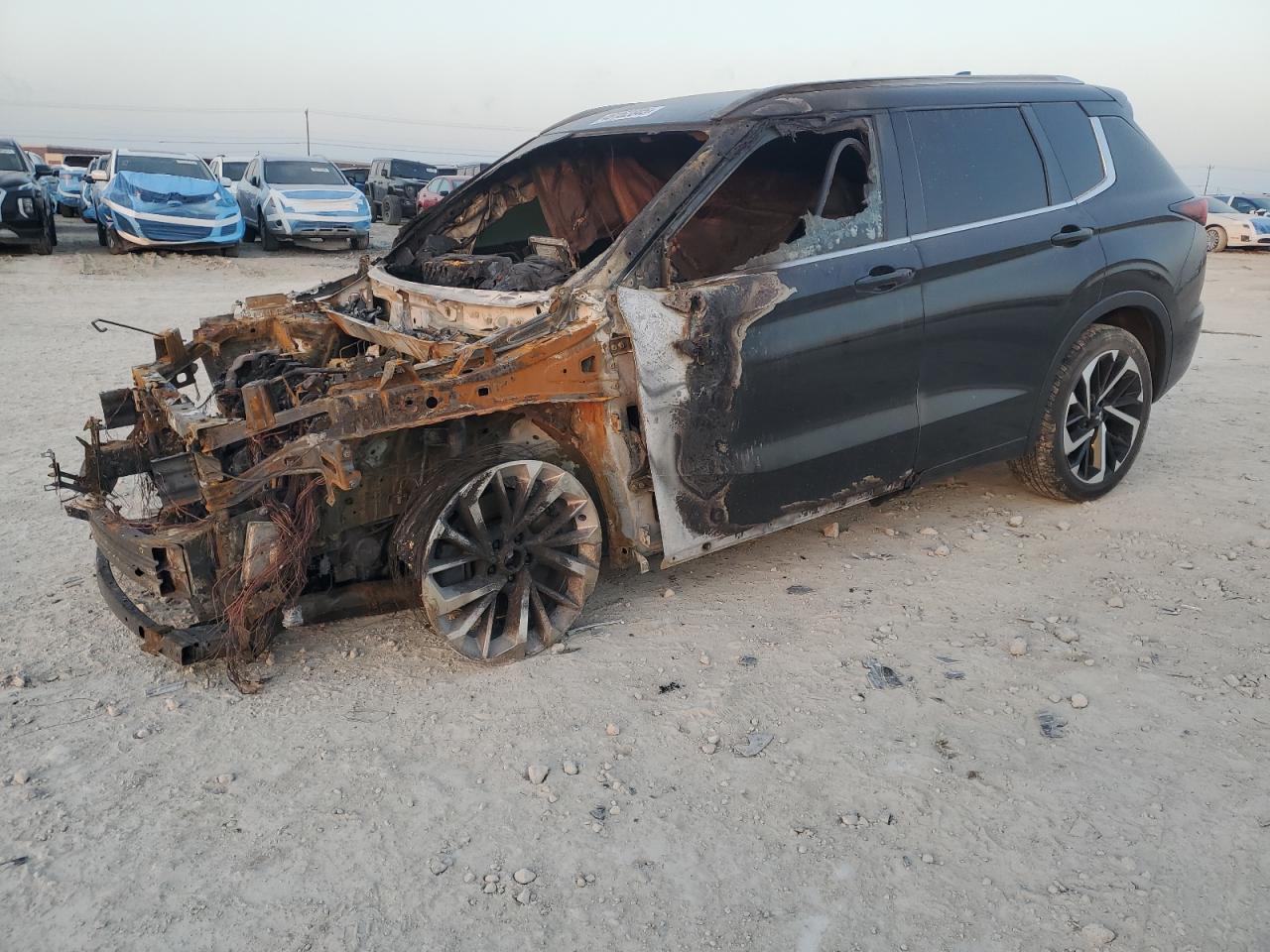 2022 Mitsubishi Outlander Sel للبيع في Haslet، TX - Burn