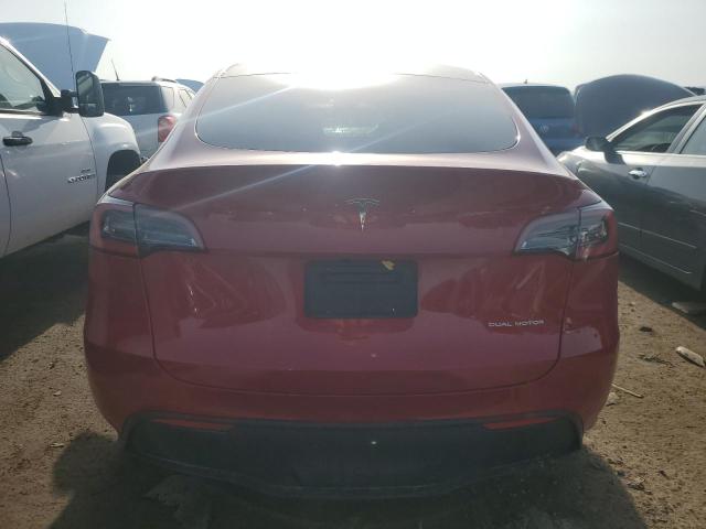  TESLA MODEL Y 2021 Czerwony