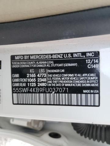 2015 MERCEDES-BENZ C 300 4MATIC