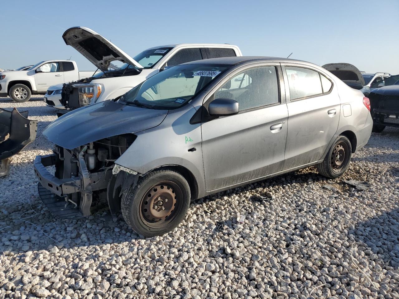 2018 Mitsubishi Mirage G4 Es للبيع في Taylor، TX - Front End