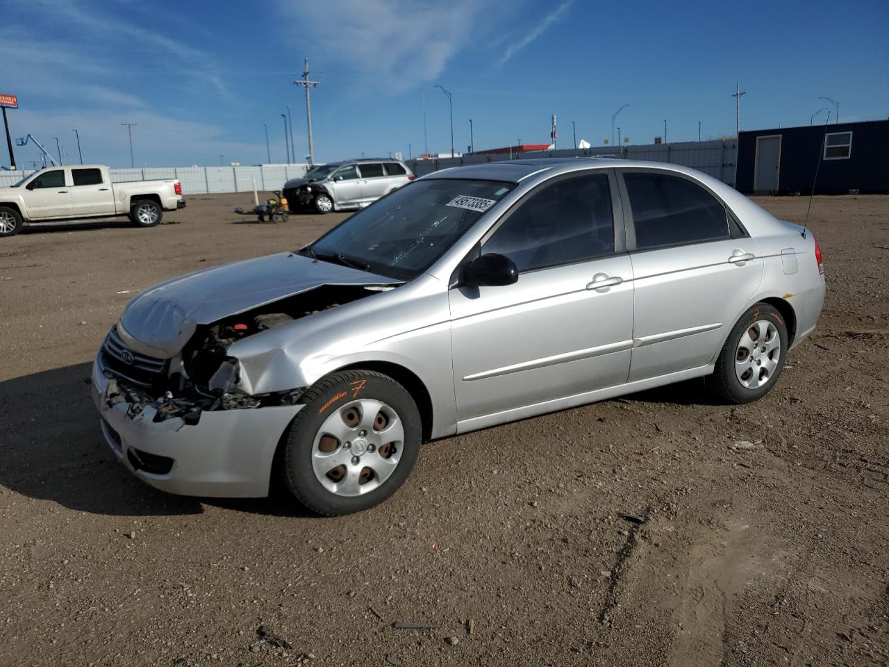2009 Kia Spectra Ex للبيع في Greenwood، NE - Front End