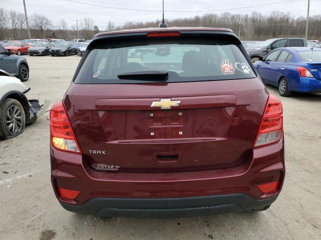 Parquets CHEVROLET TRAX 2017 Burgundy
