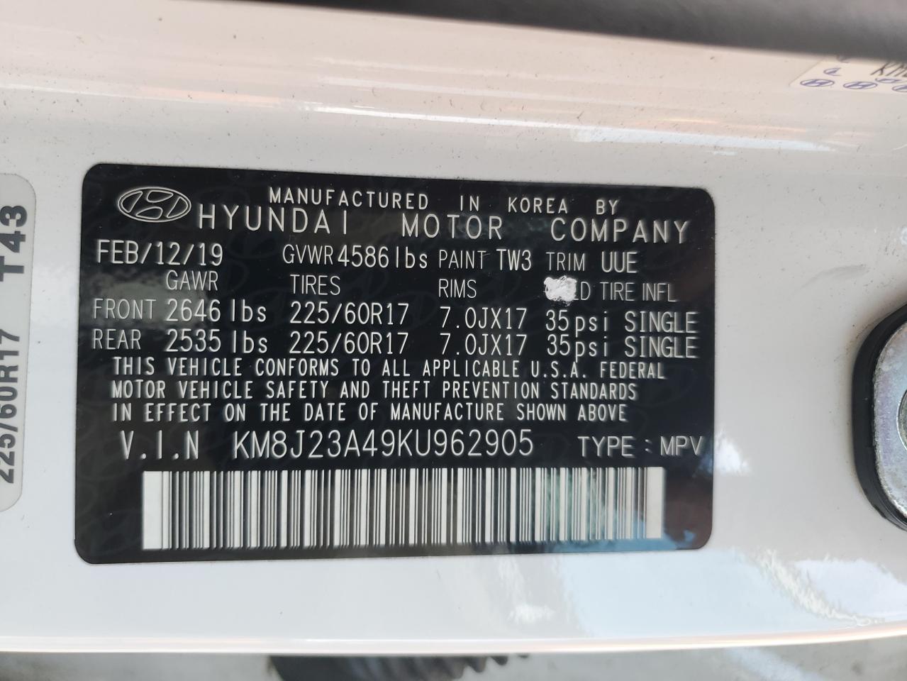 2019 Hyundai Tucson - Image 16