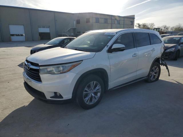  TOYOTA HIGHLANDER 2015 Белы