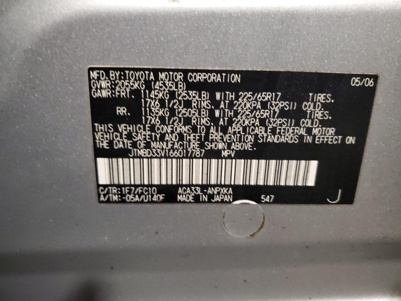 2006 Toyota RAV 4 - Image 13