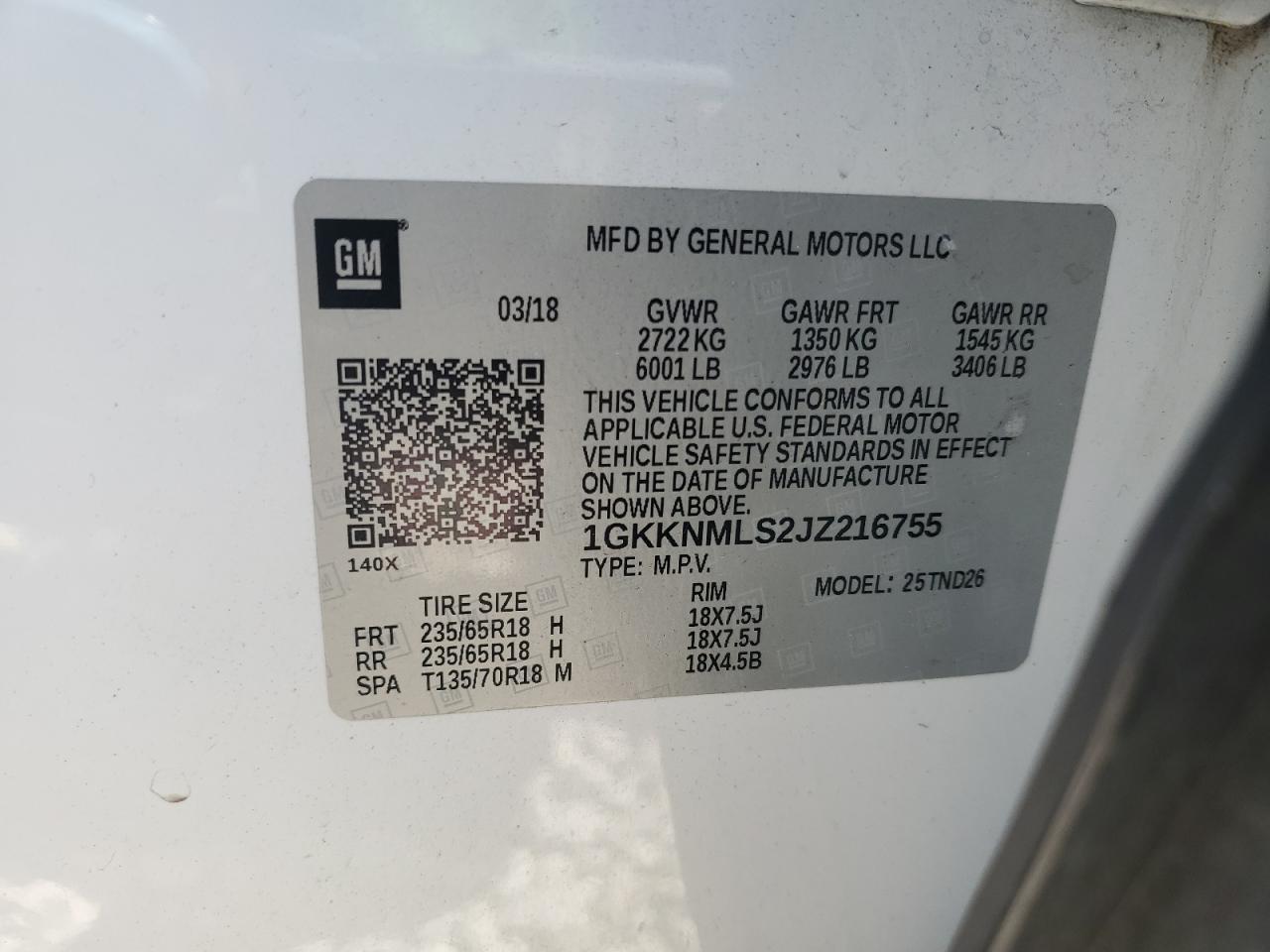 2018 GMC Acadia - Image 13