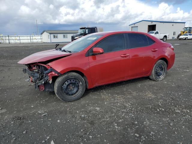  TOYOTA COROLLA 2015 Красный